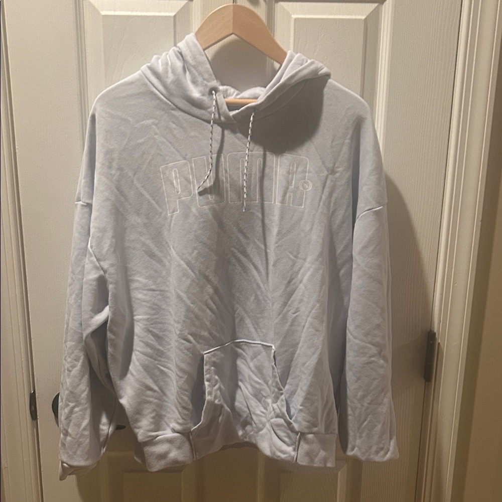 PUMA Soft Gray Pullover Hoodie